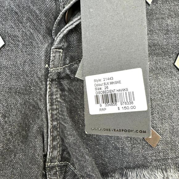 One Teaspoon Disobedient Hawks High-Waisted Shorts, Size 26, NWT - Picture 9 of 10